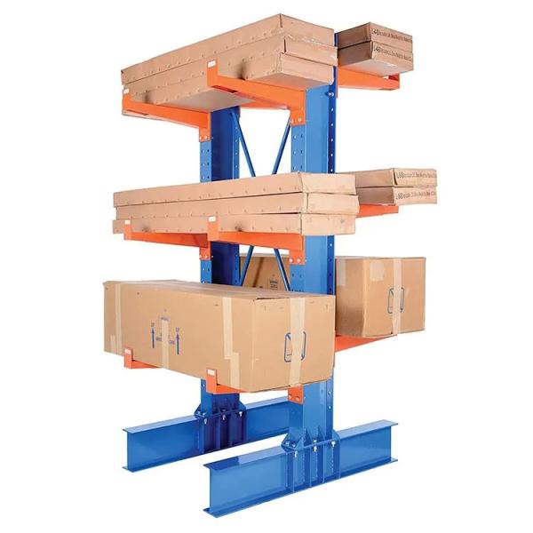 Buy cheap Blue Heavy Duty Cantilever Rack Kit 8' Double Sided Uprights with 36" Arms and Brace Set from wholesalers