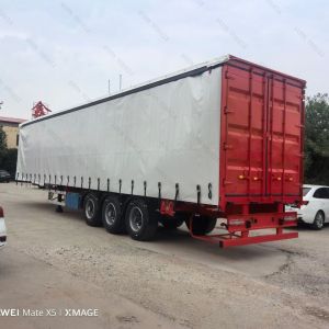 Buy cheap 30t-50t Load Capacity Bulk Cargo Trailer Curtainsider with Utility PVC Tarpaulin from wholesalers