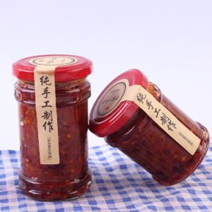 Empty 9.8oz Glass Tomato Sauce Bottle Eco Friendly Recyclable Reusable