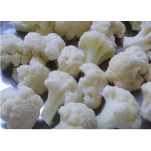 Buy cheap Organic Snap Frozen White Broccoli / Cauliflower Custom Packing Acceptable from wholesalers