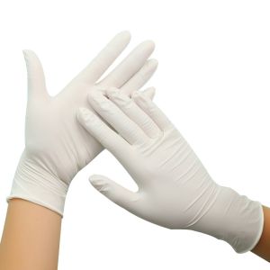 Buy cheap Disposable Exam Hand Medical Latex Non Powder Examination Gloves Smooth from wholesalers