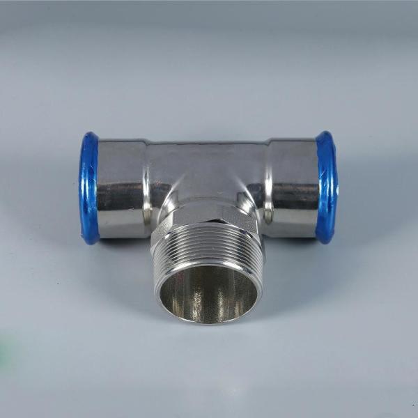Quality Stainless Steel M Profile Press Fittings Plumbing Reducing Tee Fittings for sale