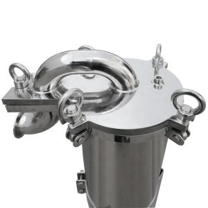 Buy cheap Stainless Steel 304/316 Bag Filter Housing with 0.1 Micron Precision 500L/Hour Flow Rate and 0.6Mpa Working Pressure from wholesalers