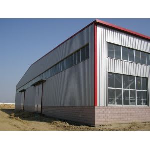 Buy cheap Steel Structure Warehouse with CZ Purlin and Galvanized Finish from wholesalers