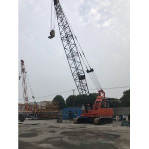 Buy cheap Used Japanese Hitachi Lattice Boom Crawler Crane 50ton (KH180-3) from wholesalers