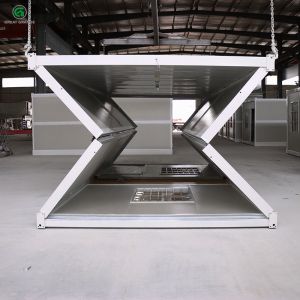 OEM Stacked Prefab Folding Container House Windproof Warm