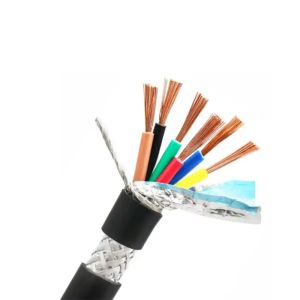 Buy cheap Black Flexible Control Cable With Copper Conductor Material For Industrial Automation from wholesalers