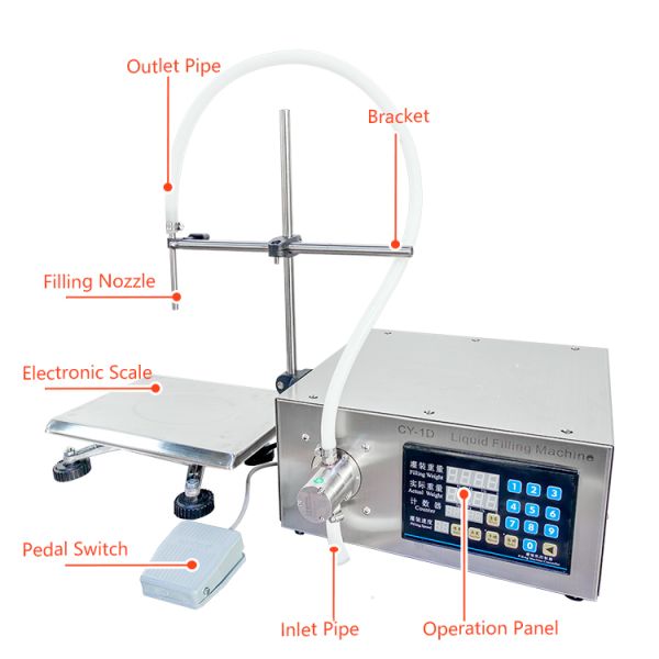 Buy cheap YIMUPACK YM-DW1 Semi-Automatic Electronic Scale Liquid Filling Machine from wholesalers