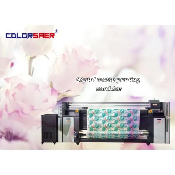 Buy cheap SAER digital textile printing equipment fabric plotter with heater and filter all-in-one printer from wholesalers