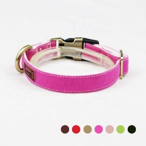 Buy cheap Adjustable Canvas Cotton Decorative Pet Dog Collars And Leashes Plaid from wholesalers