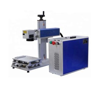 Buy cheap 20 watt desktop portable mini Handheld fiber laser marking machine for metal from wholesalers
