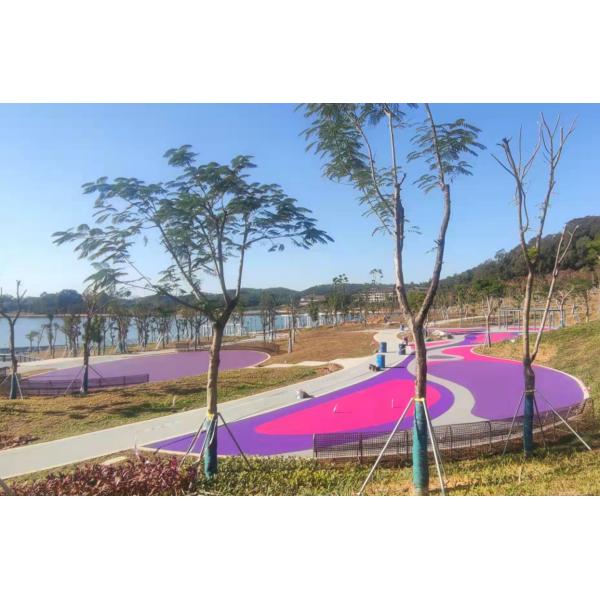 Buy cheap Customized Color EPDM Rubber Running Track Flexible Surface Easy Install Excellent Durability Shock Absorption from wholesalers
