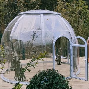 Polycarbonate 6m Geodesic Dome Flexible Convenient Igloo Dome Tents
