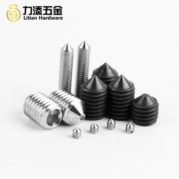 Quality DIN914 stainless steel taper sleeve hexagonal bolt to fix taper sleeve screw hexagonal plunger for sale
