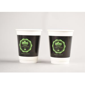 Buy cheap 8oz Customizable Paper Coffee Cups & Sleeves Recyclable Eco Friendly from wholesalers