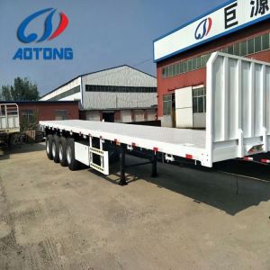 30 Years of Exporting 3 Axle 4 Axle Flat Bed Truck Semi Trailer from ISO9001