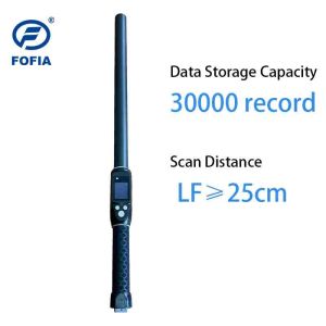 Buy cheap Long Range 134.2kHz RFID Stick Reader with 30000 Records Storage and ID64 Protocol for Livestock Management from wholesalers