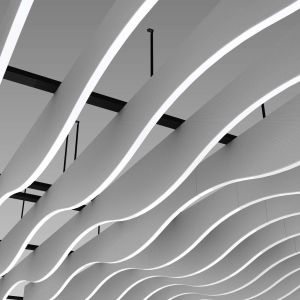 Buy cheap Plain Pattern Wave Ceiling Design from wholesalers