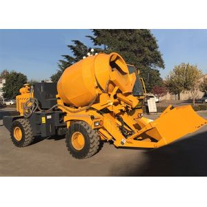Mini Self Loading Concrete Mixer Truck , 1.5cbm Self Loading Transit Mixer