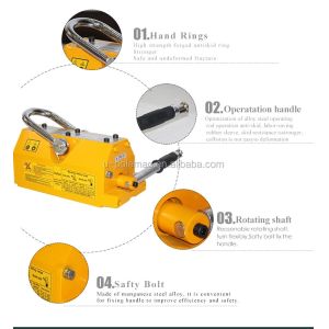 Buy cheap 3 1 Design Factor Magnetic Lifter for Permanent Lifting and Handling of Steel Sheets from wholesalers