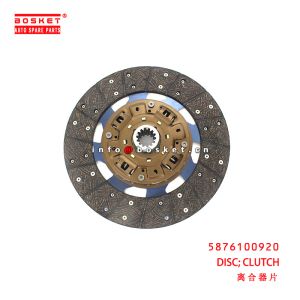 Buy cheap 5-87610092-0 Clutch Disc for ISUZU 700P 4HK1 5876100920 from wholesalers