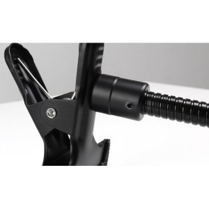 Photography Lighting Stand Clamp Flash C Clamps Spring Clamp with Flex Arm for