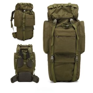 Buy cheap Camouflage Military Tactical Backpack Multifunctional 65L With Double Shoulder Straps product
