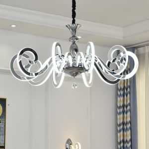 Buy cheap Modern Dimmable Acrylic chandeliers pendant lights with remote controller for indoor home  (WH-LC-02) from wholesalers