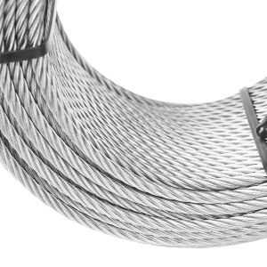 Buy cheap Non-coated 250FT Wire Rope Cable For Railing 7x7 7x19 1/8
