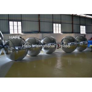 1M Mirror Ball Inflatable Lighting Decoration Red Silver Green Blue Pink Color
