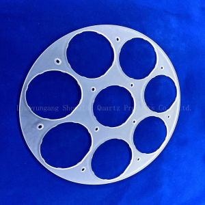 Buy cheap Custom Quartz Frosted Accessories Semiconductor High Temperature Resistance High Purity from wholesalers