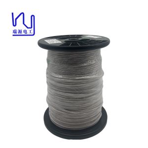 Buy cheap 2USTC-F 0.2mm X 300 HF Insulated White Twisted Enameled Copper Silk Covered Litz Wire from wholesalers