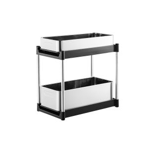 Convenient And Practical Pull Out Multifunction Kitchen Organizer 1kg Quantity 2