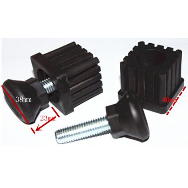 plastic furniture cabinet adjustable insert square connector bush with