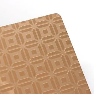 Buy cheap STS 304 stainless steel plates 201 Cold Rolled Mirror Rose Gold Etched 316 SS Sheet For Decoration from wholesalers