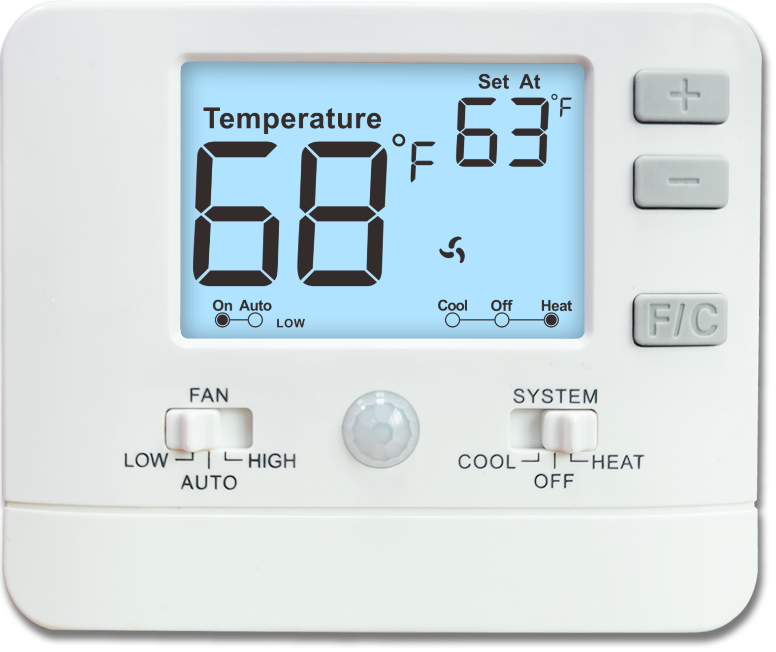 Buy cheap PTAC Thermostat HVAC Heating & Cooling Temperature Controller with Infrared Human Sensor & Energy Saving Mode from wholesalers