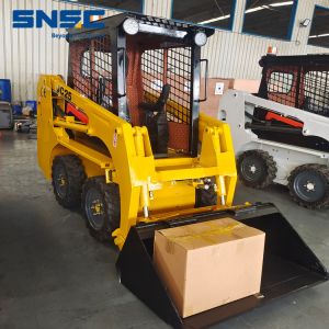 JC25 Gasoline Skid Steer Loader Multi-function Attachments and 0.2cbm Bucket