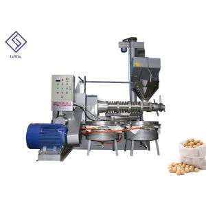 China 60 - 100 RPM Spiral Oil Press Machine Cold Press 380v Voltage ISO Certification on sale