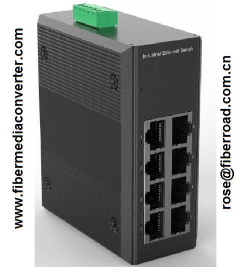 Quality 4x10/100/1000Base-TX to 1x1000Base-FX Industrial Fiber Switch  with 4 Port PoE  in Optional  FR-7N3104& FR-7N3104P for sale