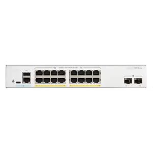 Buy cheap 16-Port POE Switch C1300-16FP-2G GE c1300 Series with SNMP Function and 1 GB DDR4 DRAM from wholesalers