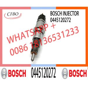 China Diesel Fuel Injector Nozzle 0445120272 Common Rail Injector 0445120272 For  Cummins 8.3 KOMATSU on sale