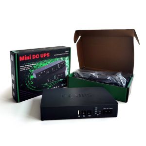 10400mah UPS Router Wifi Backup 2A Battery Supply DC 12V Poe Smart Mini UPS For