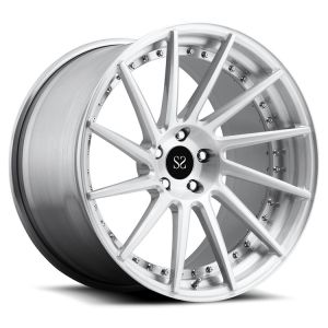 Buy cheap 2021 Corvette C7 Forged 2PC Rims Matt Silver Aluminum Alloy With 5x120.65 PCD from wholesalers