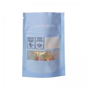 China Heat Seal Plastic Packaging Bag For Nut Chocolate Candy With Child Proof Zipper on sale