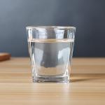 Buy cheap Old Fashioned Square Custom Whiskey Glasses 190ml / 7oz With Chip Resistant Rim from wholesalers