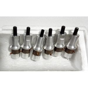 2 Pcs Piezoelectric Ceramic Transducer For Homogenizing / Dispersing Machine