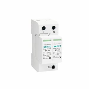Buy cheap BR-40 1000 3P Type 2 Surge Protector 690V/1000V 3 Phase wind power Surge Protection Device SPD high-voltage ac surge protector from wholesalers