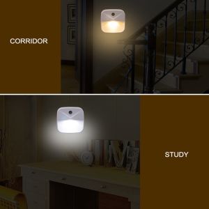 Intelligent 29g Led Small Night Light 0.4W Energy Saving Induction Lamp