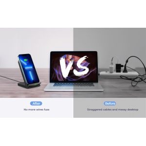 Fast Wireless Charging Station for iPhone Apple Watch and AirPods Pro with Fast