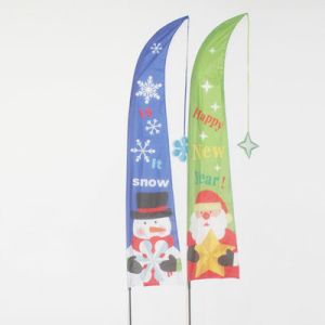 Buy cheap Christmas Garden Flag Sant Claus and Snowman from wholesalers